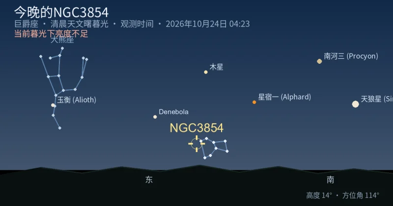 今晚的NGC3854
