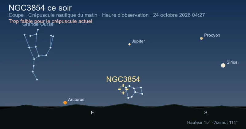 NGC3854 ce soir