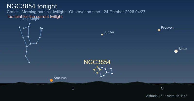 NGC3854 tonight