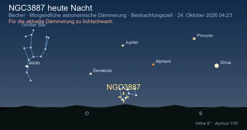 NGC3887 heute Nacht