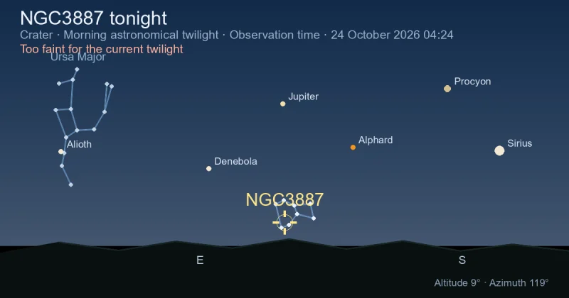 NGC3887 tonight