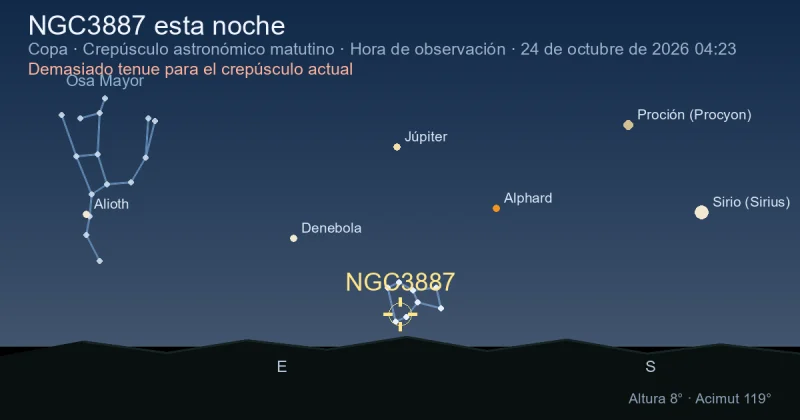 NGC3887 esta noche