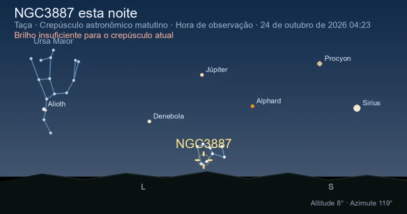 NGC3887 esta noite