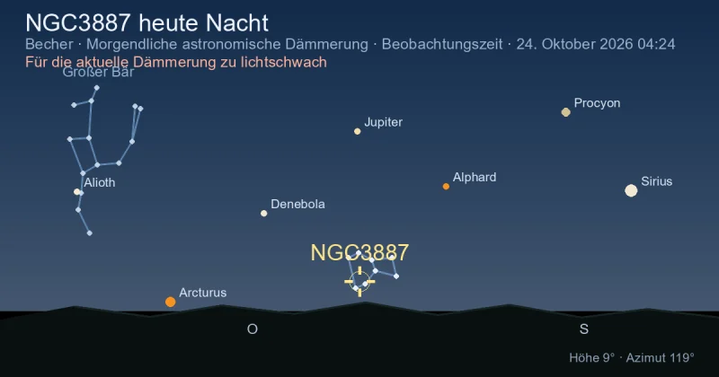NGC3887 heute Nacht