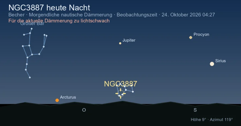 NGC3887 heute Nacht