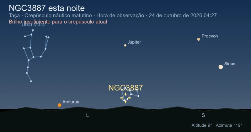 NGC3887 esta noite