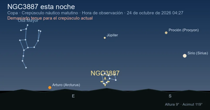 NGC3887 esta noche