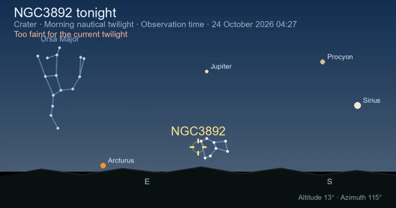 NGC3892 tonight