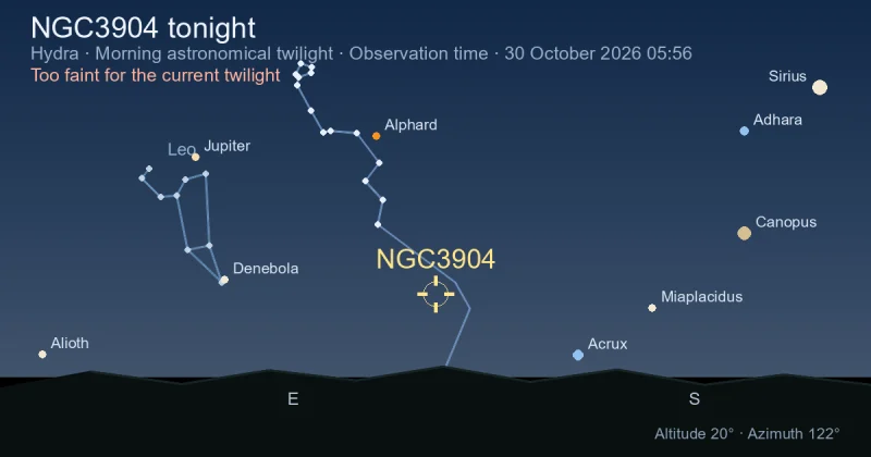 NGC3904 tonight