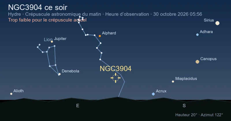 NGC3904 ce soir