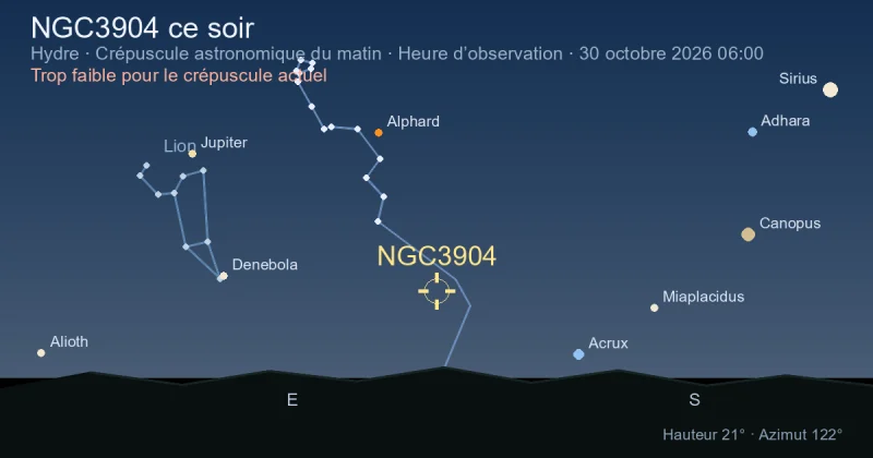NGC3904 ce soir