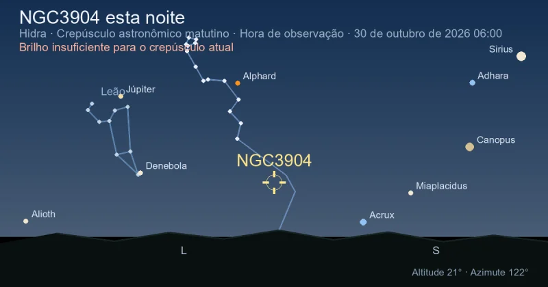 NGC3904 esta noite