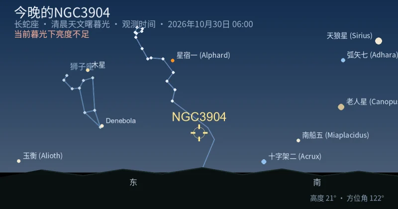 今晚的NGC3904