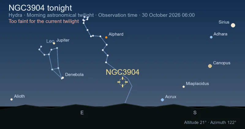 NGC3904 tonight