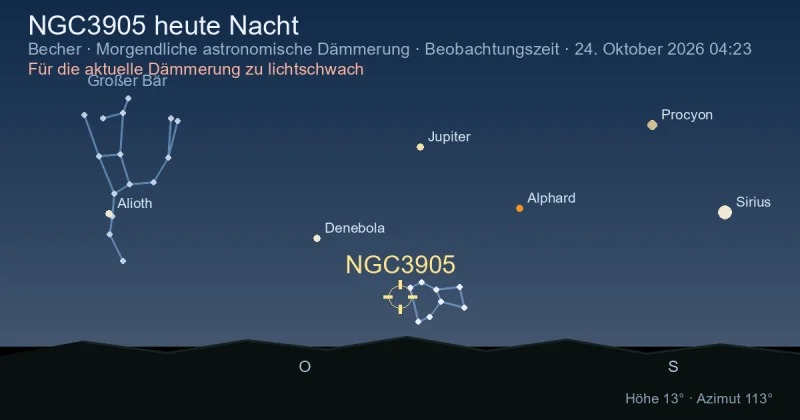 NGC3905 heute Nacht