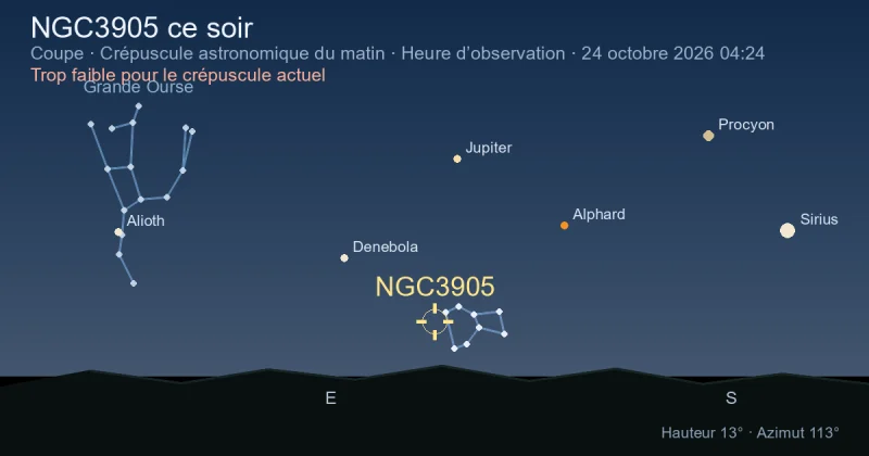 NGC3905 ce soir