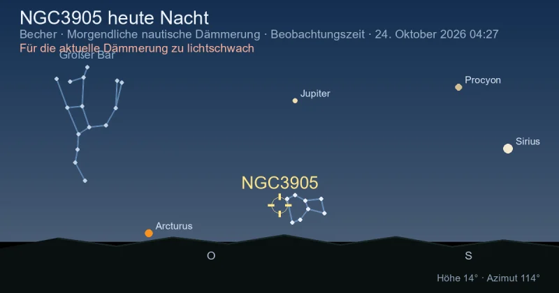 NGC3905 heute Nacht