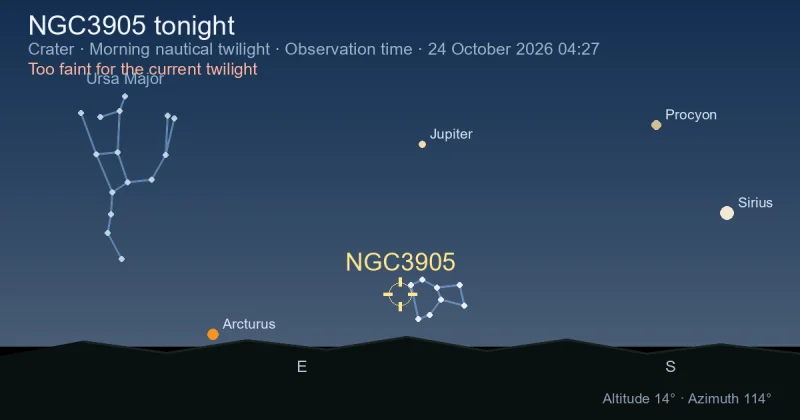 NGC3905 tonight