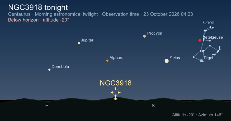 NGC3918 tonight
