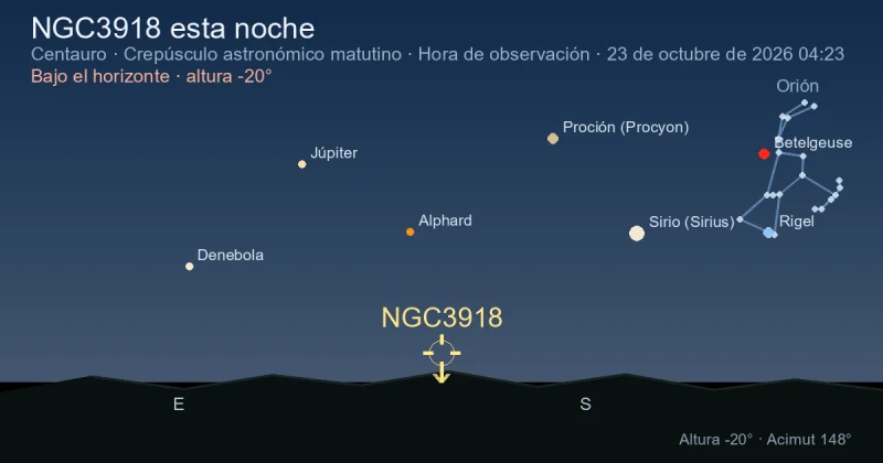NGC3918 esta noche