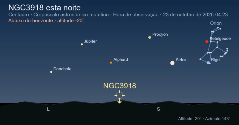 NGC3918 esta noite