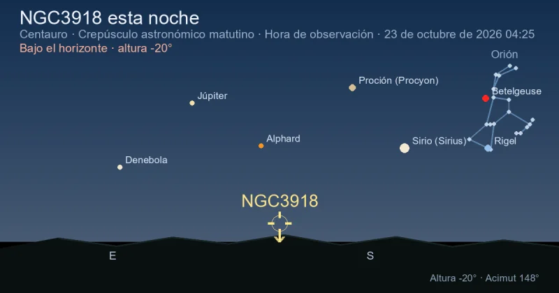 NGC3918 esta noche