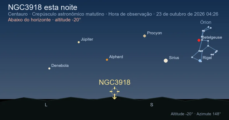 NGC3918 esta noite