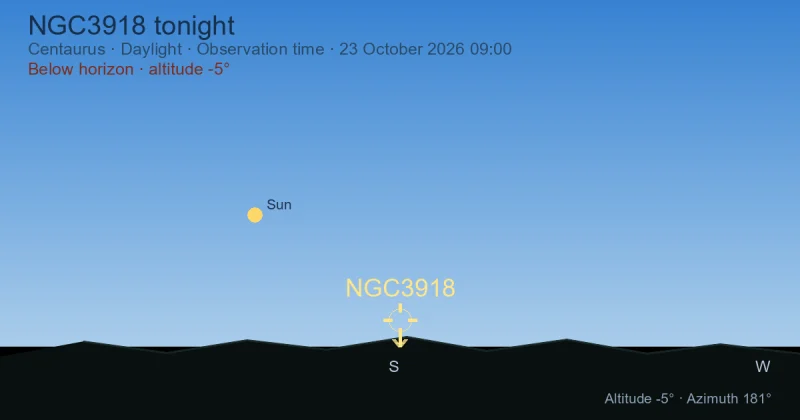 NGC3918 tonight