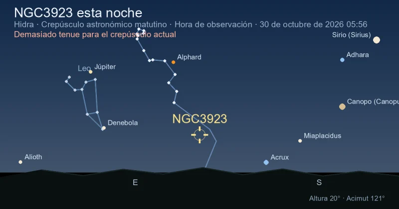 NGC3923 esta noche