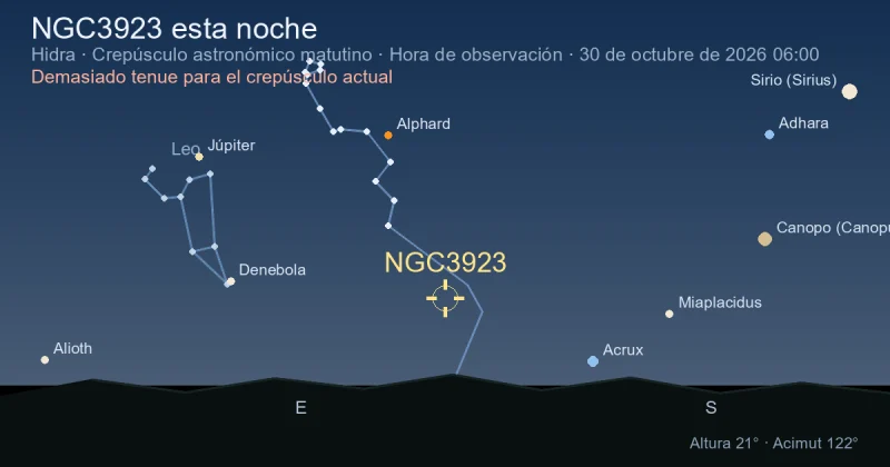 NGC3923 esta noche