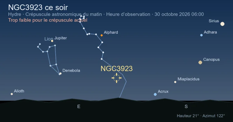 NGC3923 ce soir