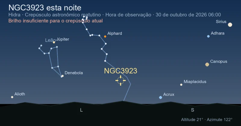 NGC3923 esta noite