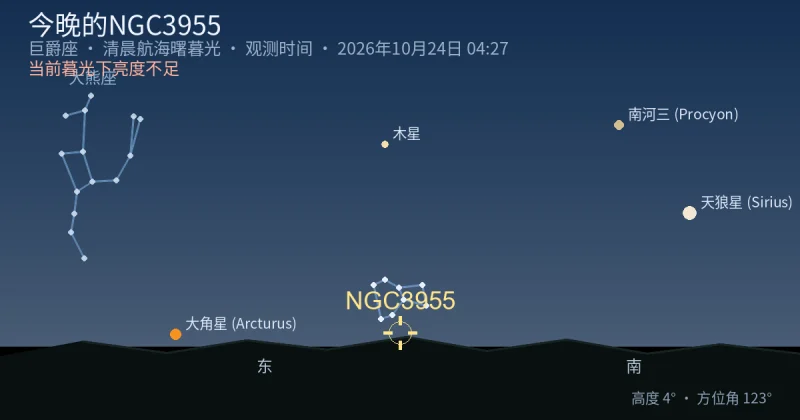 今晚的NGC3955