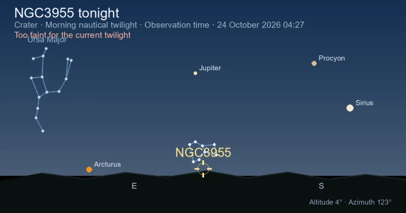 NGC3955 tonight
