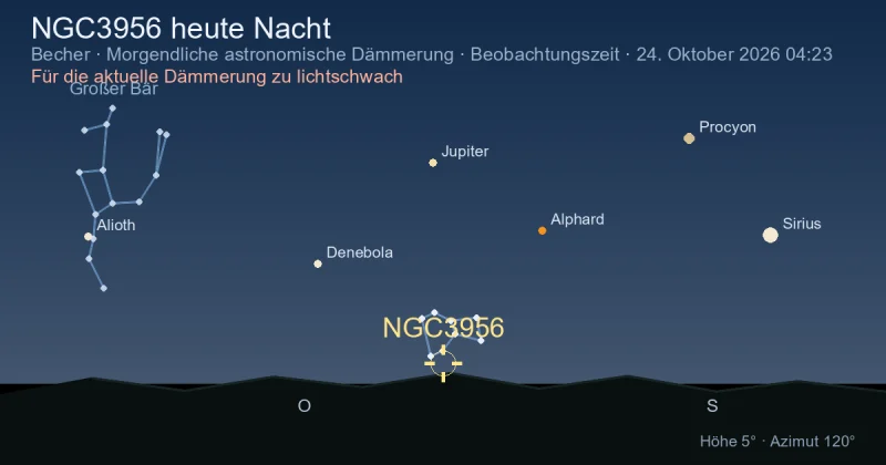 NGC3956 heute Nacht