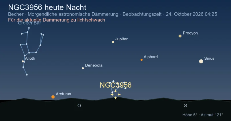 NGC3956 heute Nacht
