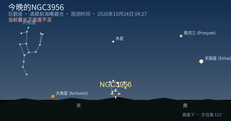 今晚的NGC3956
