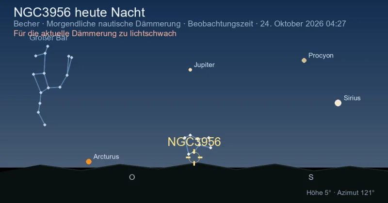 NGC3956 heute Nacht