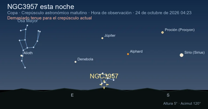 NGC3957 esta noche