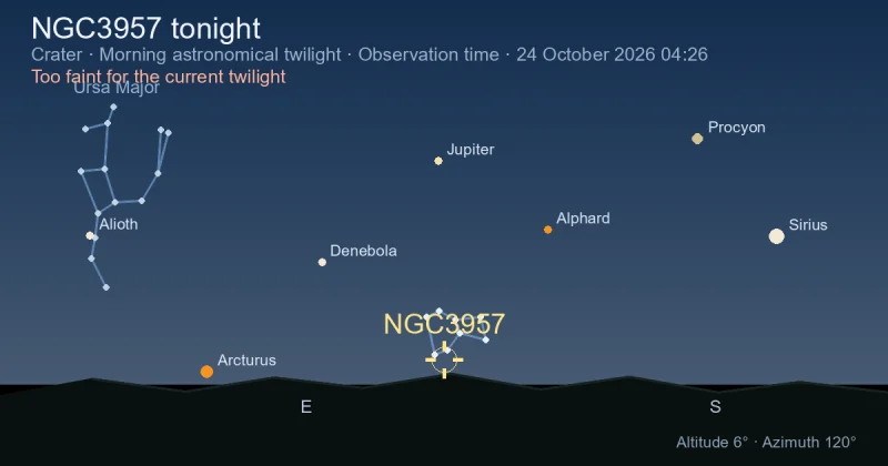 NGC3957 tonight