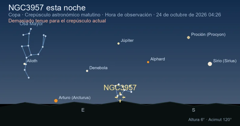 NGC3957 esta noche