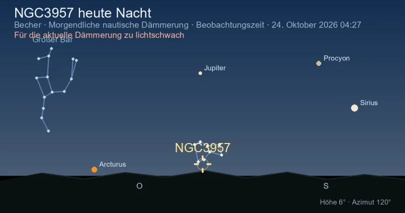NGC3957 heute Nacht