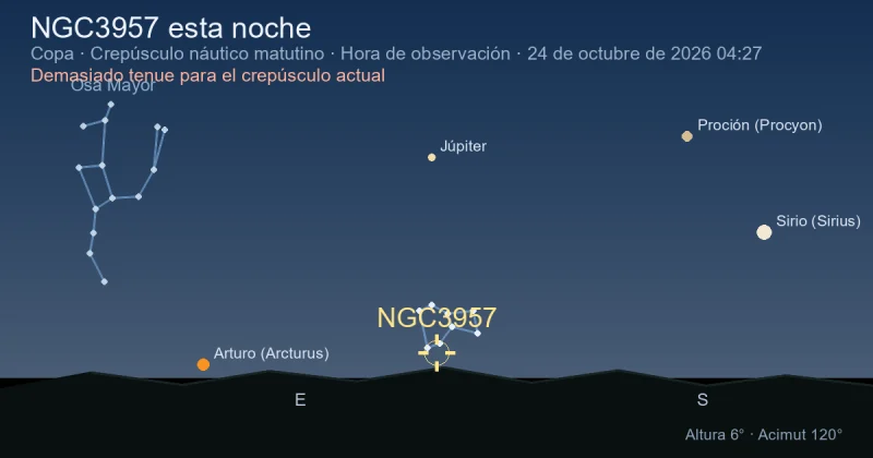 NGC3957 esta noche