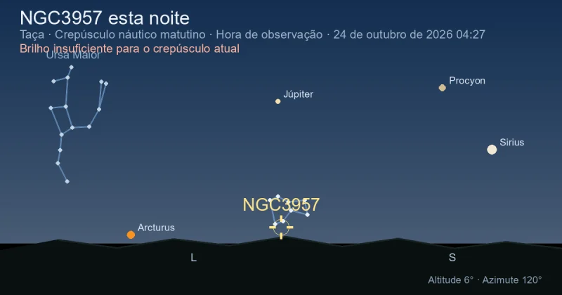 NGC3957 esta noite