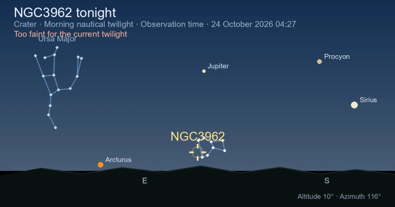 NGC3962 tonight