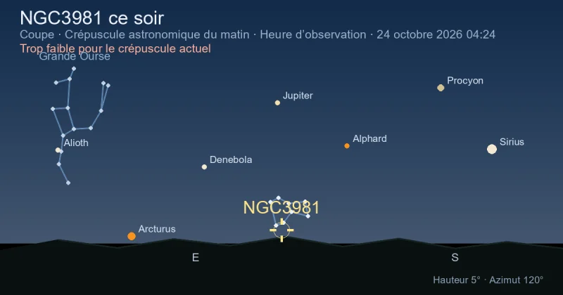 NGC3981 ce soir