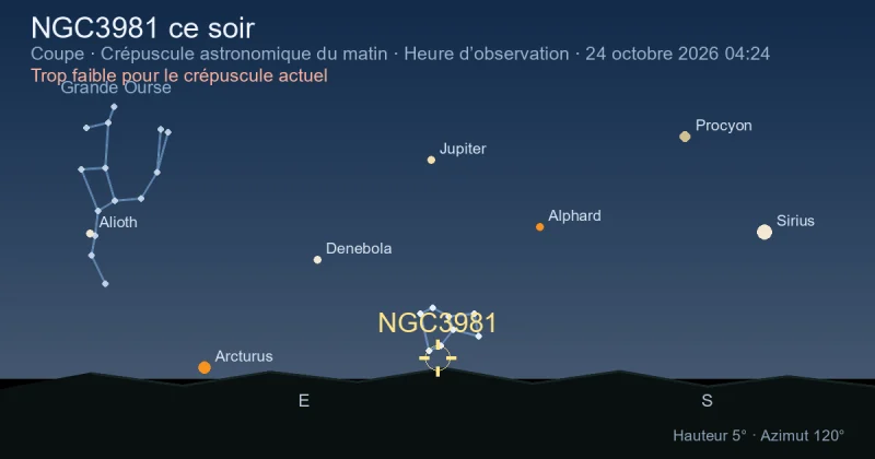 NGC3981 ce soir