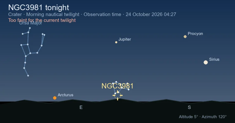 NGC3981 tonight
