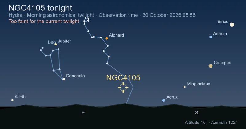 NGC4105 tonight