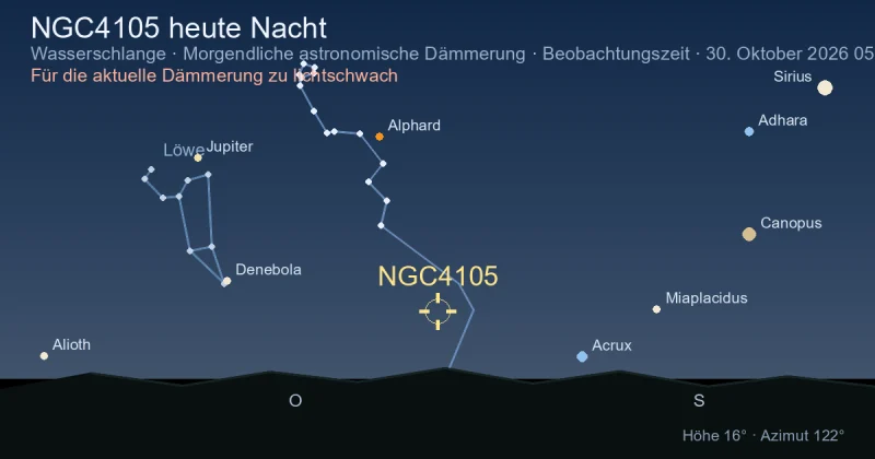 NGC4105 heute Nacht